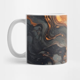 Stylized Liquid Gold Surface Mug